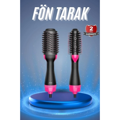 BFS Saç Kurutma Makinesi Saç Düzleştirici Fön Tarak Isı Ayarlı Sıkı Dişli