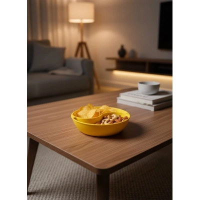 BFS Sarı Çerezlik Kase Seti 4 Adet 3x12 cm