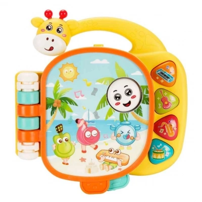 BFS Sesli ve Işıklı Zürafa Figürlü Müzik Kitabı