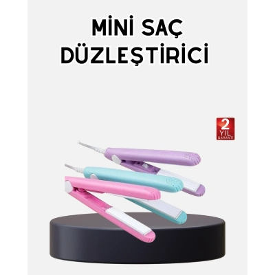 BFS Seyahat Tipi Mini Saç Düzleştirici – Seramik Kaplama, Hızlı Isınma, Kompakt Tasarım