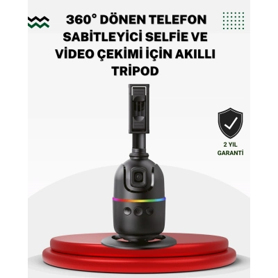 BFS Sosyal Medya İçerikleri İçin Otomatik Yüz Takipli 360° Döner Gimbal Stand