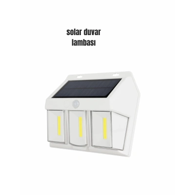 BFS Suya Dayanıklı Solar Duvar Lambası – Akıllı Gece Sensörlü Işık