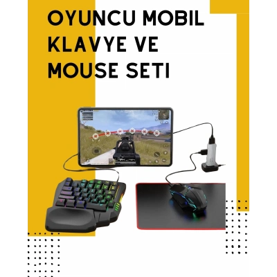 BFS Tak-Çalıştır Mobil Oyun Ekipmanları Seti – Klavye Mouse Dahil