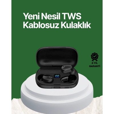 BFS Telefon Şarj Destekli 1800 mAh A10s TWS Kablosuz Kulak İçi Kulaklık