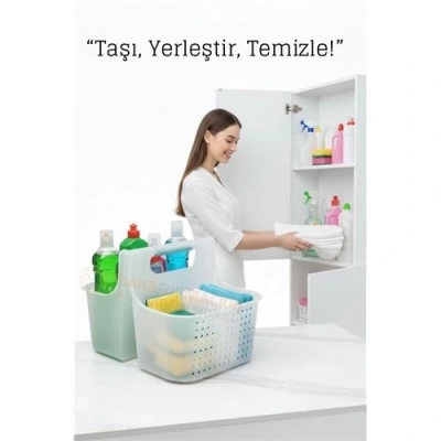 BFS Temizlik Malzemesi Organizer Kutusu –  Çok Amaçlı Düzenleyici Sepet