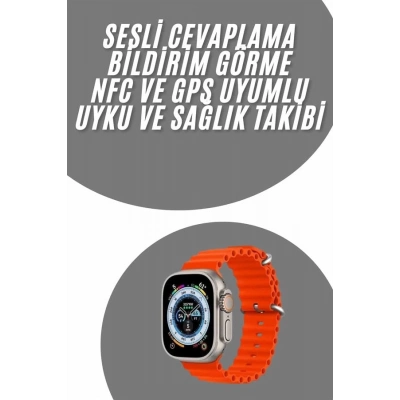 BFS yeni nesil Akıllı Saat Android ve İOS Uyumlu 49 MM NFC Özelliği GPS Takibi