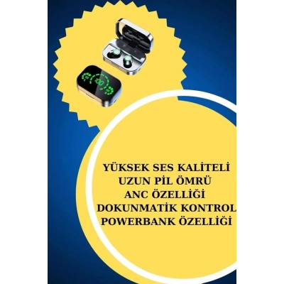 BFS Yeni Nesil Kaliteli Akıllı Saat ve Kablosuz Bluetooth Kulaklık  Yüksek Ses Kaliteli