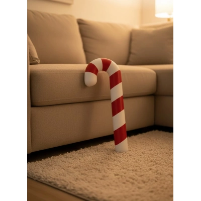 BFS Yılbaşı Temalı Dekoratif Şeker Biblo Sıcak Salon Aksesuarı 13x34 cm