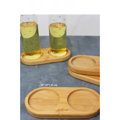 Büyük Boy Bambu Yağdanlık Altlığı