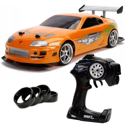 ÇOK SATAN 1:10 Fast & Furious 1995 Kumandalı Brians Toyota Supra Drift Turbo Araba