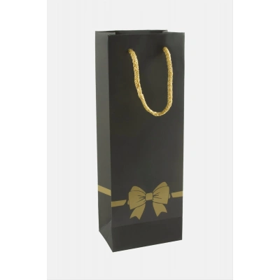 ÇOK SATAN 10*26 Benekli İpli Karton Çanta 1 Adet