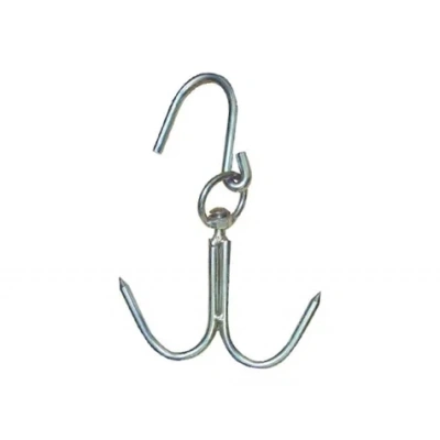 10 Mm Kasap Et Kancası - 2&39li Dönerli Set - Paslanmaz Çelik - Et İşleme - Hijyenik - Düzenli - Dayanıklı - Uzun Ömürlü