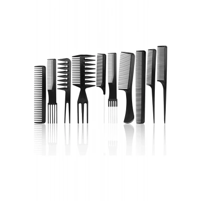 ÇOK SATAN 10 Parça Profesyonel Kuaför Tarak Seti - Saç Kesim, Ayırma, Şekillendirme Ve Fön Tarağı