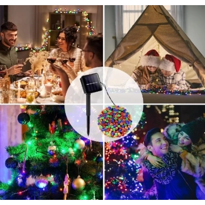 ÇOK SATAN 100 Led RGB Solar 12m