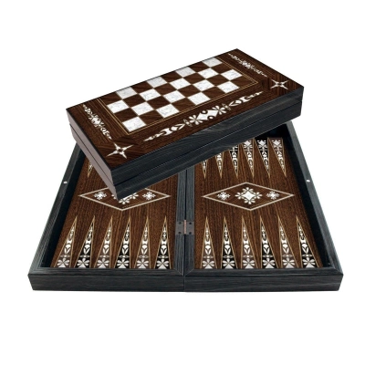 ÇOK SATAN 1021828 Star Antik Yonca Sedef Tavla Takımı