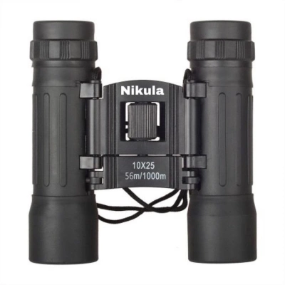 ÇOK SATAN 10x25 Av Dürbünü 56m/1000m  Kauçuk Kaplama Siyah