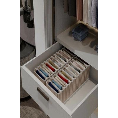 ÇOK SATAN 11 Bölmeli Dolap Ve Çekmece Içi Düzenleyici Akordiyon Organizer M-00500 (1 Adet)