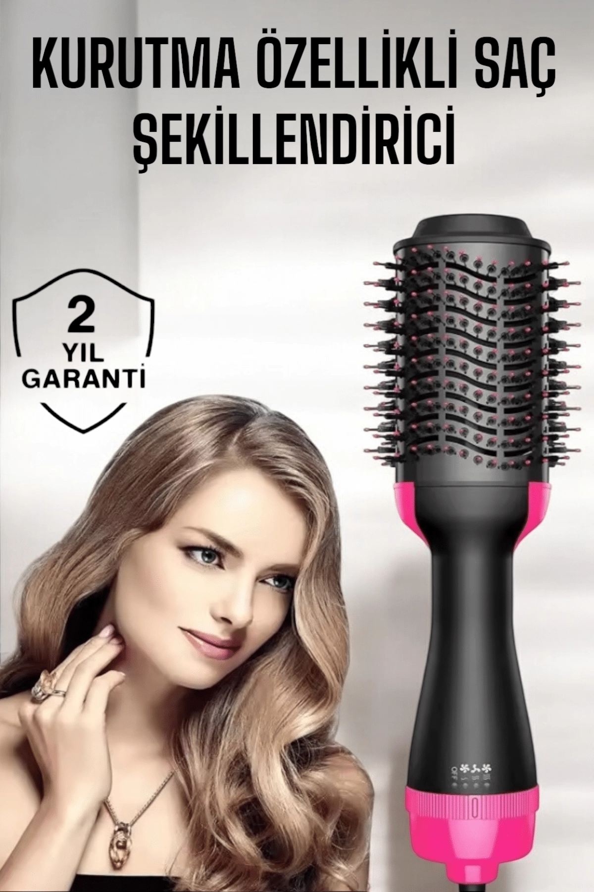 ÇOK SATAN 1200 Watt Gücünde, Negatif İyon Teknolojili, 3 Isı Kademeli Fön Tarağı