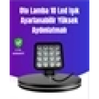 ÇOK SATAN 16 LEDli Beyaz Araç Farı | Geniş Açılı, Yoğun Aydınlatmalı, Dayanıklı Gövde