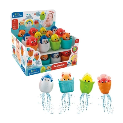 ÇOK SATAN 17655 Saklanan Su Arkadaşları Banyo Oyuncağı, Baby Clementoni, +6 ay -1 adet stokta olan gönderilir