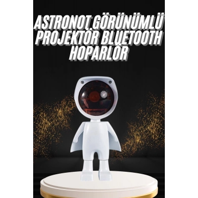 ÇOK SATAN 180 Derece Dönebilen Astronot Masa ve Gece Lambası Projektör