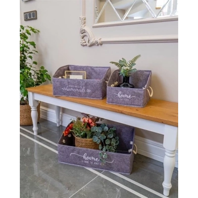 ÇOK SATAN 2 Adet Keçe Raf Organizer Seti Mega/maxi/kutu Organizer