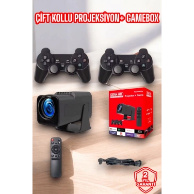 ÇOK SATAN 2000+ Oyun ve Popüler Uygulama Destekli Çok Fonksiyonlu Projeksiyon