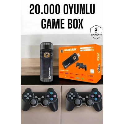 ÇOK SATAN 20.000 Oyunlu Premium Model Oyun Konsolu 8k Android Tv HD Game Stick