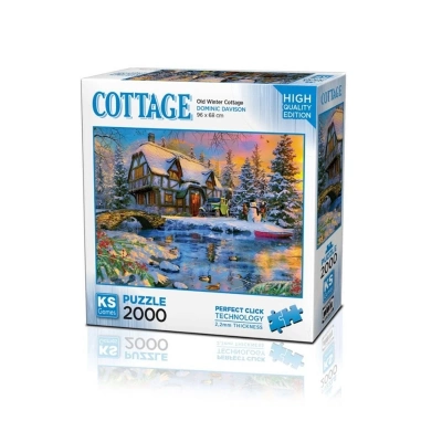 ÇOK SATAN 22526 Old Winter Cottage 2000 Parça Puzzle -KS Puzzle