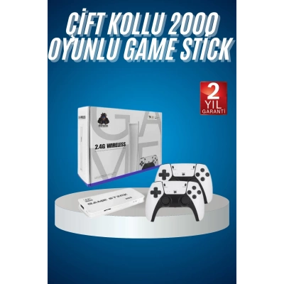 ÇOK SATAN 2.4 GHZ Oyun Konsolu Çift Konsol 4K Ultra Hd Game Stick