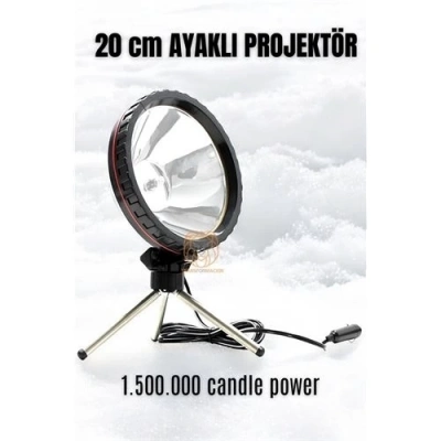 ÇOK SATAN 3 Ayaklı El Projektörü 360 Derece Avcı Projektörü Tekne Projektör