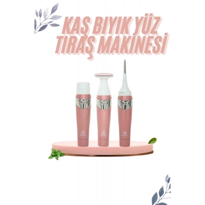 ÇOK SATAN 3 İn 1 Epilasyon Aleti Hassas Ciltlere Özel Uzun Ömürlü Kaş Yüz Burun