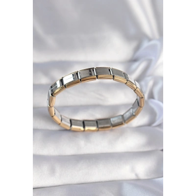 ÇOK SATAN 316L Çelik Çift Renk Yazılı Nomination Bileklik