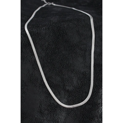 ÇOK SATAN 316L Çelik Klasik İtalyan Zincir Model Gümüş Renk Erkek Kolye