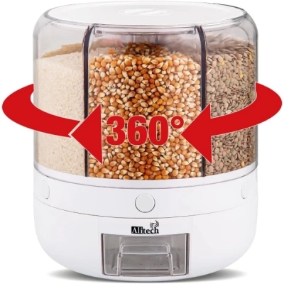 ÇOK SATAN 360° Dönebilir 10 Litre Gıda Organizeri