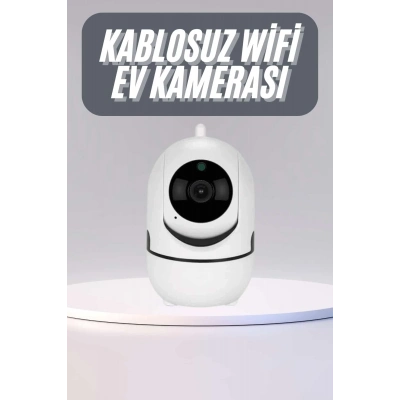 ÇOK SATAN 360° Full HD Akıllı Kamera Hareket Sensörlü Wifi Kamera Çocuk Güvenlik Kamerası