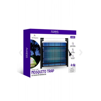 ÇOK SATAN 4+4W Ev Kamp Asılabilir UV Işıklı Elektrikli Sivrisinek Öldürücü Sinek Öldürücü Kovucu Sineksavar