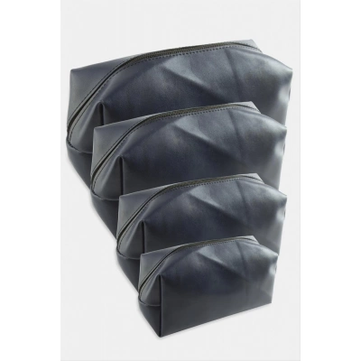 ÇOK SATAN 4 Adet El Tutmalı Makyaj Çantası