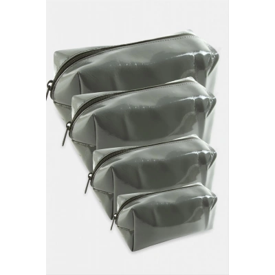 ÇOK SATAN 4 Adet El Tutmalı Makyaj Çantası