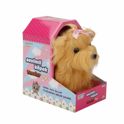 ÇOK SATAN 47908 Hareketli Sesli Sevimli Köpek Terrier -Sunman