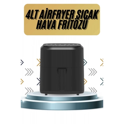 ÇOK SATAN 4L Airfryer Hazneli Hava Fritözü Yağsız Fritöz Taşınabilir Fırın İşlevi Gören Pratik