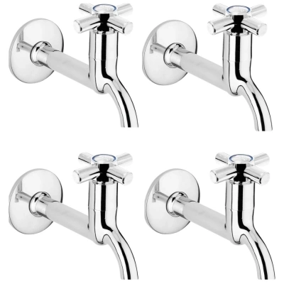 ÇOK SATAN 4lü Artı Aç Kapa 4 Kollu Krom Çevirveli Musluk Duvardan Tek Girişli