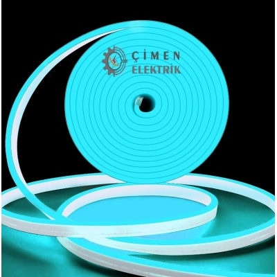 ÇOK SATAN 5 Metre Noas YL42 1220 Buz Mavi 12V Işık Dış Mekan Neon Led