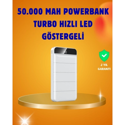 ÇOK SATAN 50000mAh LED Göstergeli Taşınabilir Şarj Cihazı