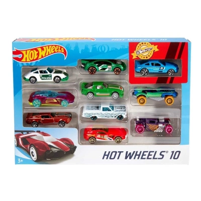 ÇOK SATAN 54886 Hot Wheels 10lu Araba Seti - Karışık Asorti