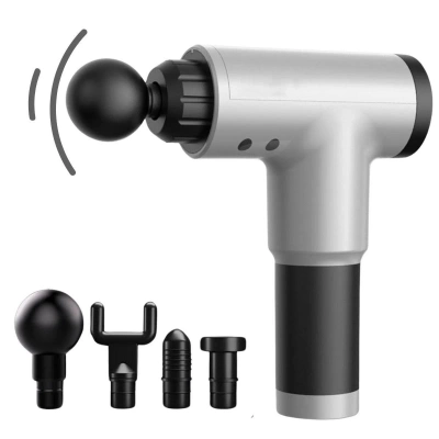 ÇOK SATAN 6 Farklı Seviyeli Titreşimli 4 Farklı Başlıklı Büyük Boy Masaj Tabancası