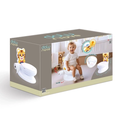 ÇOK SATAN 7239 Kaplan Eğitici Klozet -Dolu Oyuncak