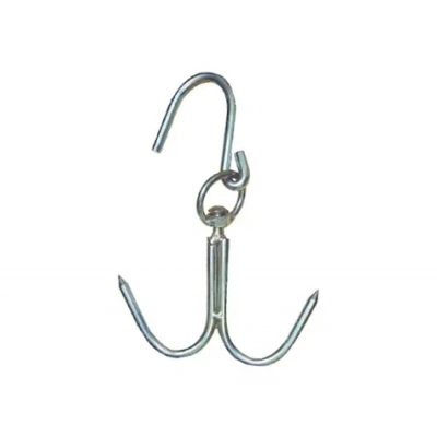 ÇOK SATAN 8 mm Kasap Et Kancası - 2'li Dönerli Set - Paslanmaz Çelik - Et İşleme - Hijyenik - Düzenli - Dayanıklı - Uzun Ömürlü