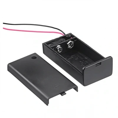 9 Volt Pil Kutusu Kapaklı Açma/kapama Anahtarlı Ic-233d