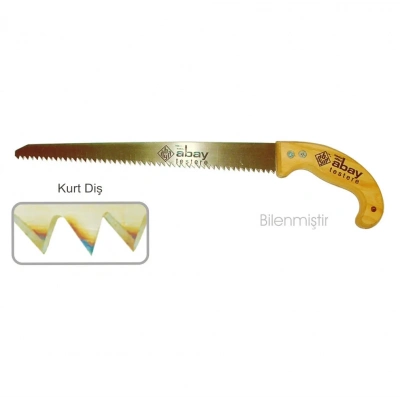 ÇOK SATAN Abay Kurt Diş Bağ Testere 35 cm - Ahşap Sap